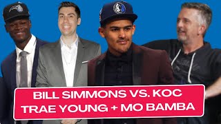 Bill Simmons owns Kevin OConnor after Trae Young amp Mo Bamba picks during the 2018 NBA Draft [upl. by Tichonn314]