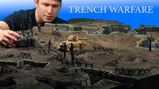 Making a Realistic Trench Warfare Table for Warhammer and Historical Games  Pt 3 [upl. by Tnahsarp]