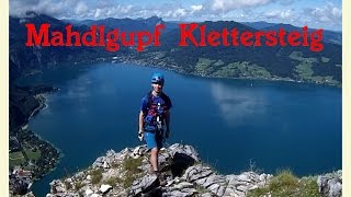 Mahdlgupf Klettersteig Attersee [upl. by Aenyl]