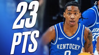 Rob Dillingham Drops 23 PTS In STUNNING Ending  Kentucky vs LSU  22124 [upl. by Mclyman]