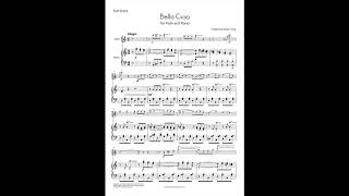 Bella Ciao  Flute and Piano  Sheet Music  Score and Parts [upl. by Callum927]