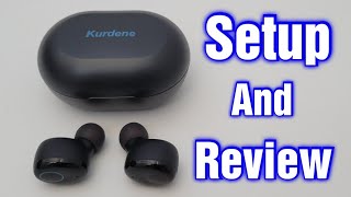 Kurdene S8 Wireless Earbuds Setup amp Review [upl. by Coriss769]