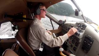 How to Take Off a DHC2 DeHavilland Beaver Floatplane Seaplane jimthepilot [upl. by Kristel331]