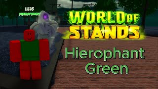 Hierophant Green Combo Reupload  World of Stands [upl. by Otecina945]