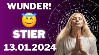 STIER ♉️⭐️ EIN WUNDER FÜR DICH 😱 Horoskop  13Januar 2024 stier tarot [upl. by Firmin]