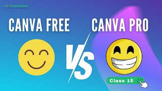 Canva Bangla Tutorial 2024 Part 15  Difference Between Canva Pro vs Free Version  ক্যানভা প্রো [upl. by Colleen]