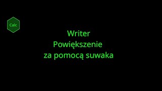 LibreOffice Writer Powiększenie strony [upl. by Mandel762]