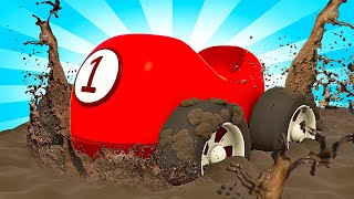 Helper cars cartoons NEW car cartoon for kids Learn colors cartoon Tow trucks amp vehicles for kids [upl. by Leesa]