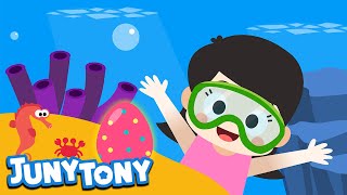 Easter Egg Hunt  Easter Songs  Kids Songs  Nursery Rhymes  JunyTony [upl. by Cullan]