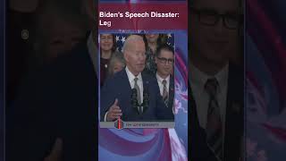 Biden’s Embarrassing Speech Stutter Caught on Camera short biden [upl. by Heinrike]