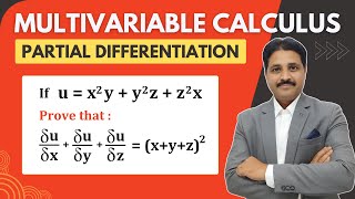 PARTIAL DIFFERENTIATION MULTIVARIABLE CALCULUS LECTURE 14 IN HINDI TIKLESACADEMY [upl. by Brittani]