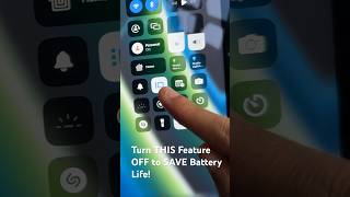 Turn THIS Feature OFF to SAVE Battery Life [upl. by Cory]
