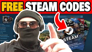 How YOU can get FREE Steam Gift Cards 🎮 Free 100 Steam Gift Card Codes 💳 EASY METHOD [upl. by Cherida]