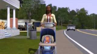 Sims Generations Stroller Animation with Infant [upl. by Schlosser677]