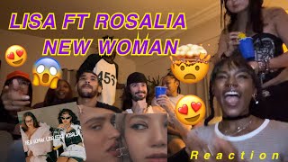 LISA FT ROSALIA NEW WOMAN REACTION 2 [upl. by Ydennek]