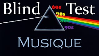 BLIND TEST Musique 60s 70s 80s 90s  50 EXTRAITS [upl. by Enialb981]