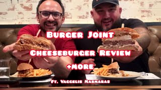 CHEESEBURGER REVIEW στο “THE BURGER JOINT” ft VAGGELIS MARMARAS [upl. by Eserahc]