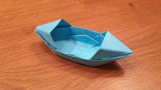 How To Make a Paper Boat That Floats  Origami [upl. by Yllil406]