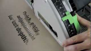 Festool TS 55 REBQPlus Circular Plunge Saw [upl. by Durkee829]