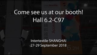 SUNMEI at Intertextile Shanghai Apparel Fabrics 2018  Setting Up [upl. by Arac]