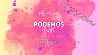 PODEMOS Violetta  acoustic karaoke  English version quotLead Me Outquot [upl. by Ojaras70]