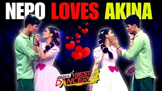 💖Nepo Loves Akina Indias Best Dancer 4💖 Nepo Akina Today Dance Performance Indias Best Dancer 4 [upl. by Warfeld]