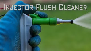 Universal Fuel Injector Flush Cleaner with carb cleanerCleaning injectors without expensive tools [upl. by Denbrook]