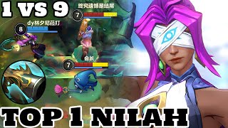 Wild Rift Nilah  Top 1 Nilah Gameplay Rank Grandmaster [upl. by Hippel]