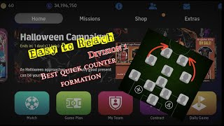 Best quick counter formation to Reach Division 1 eFootball 2025 mobile efootball efootball2025 [upl. by Haleigh458]