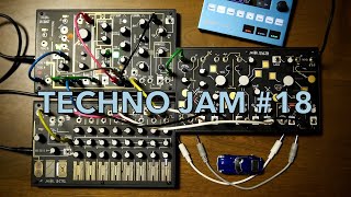 Techno Jam 18 Make Noise Strega 0COAST 0CTRL 1010music bluebox [upl. by Sabina]