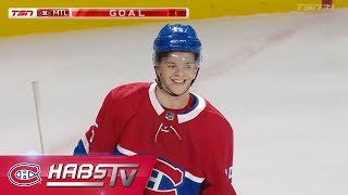 NJDMTL Kotkaniemi lights the lamp in Habs debut [upl. by Cynar]