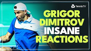 Grigor Dimitrov INSANE Reactions vs Alexander Zverev  Miami 2024 [upl. by Rosamund]