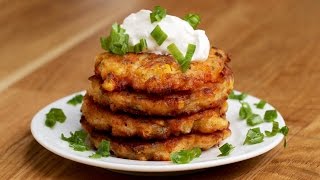 Cheddar Corn Fritters [upl. by Silverts]