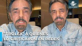 Derbez responde a quienes lo criticaron por su video en el que invitó a los jóvenes a votar [upl. by Ilene32]