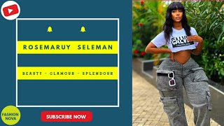 ROSEMARUY SELEMAN 🔯 CURVY BEAUTIFUL MODELS ALLURE  FIGURE  BEAUTY  SKIN [upl. by Assilam]