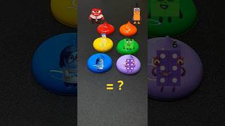 Mixed color between TOPPERS INTENSAMENTE 2 amp Numberblocks colormixing INTENSAMENTE2 numberblocks [upl. by Gerrald]