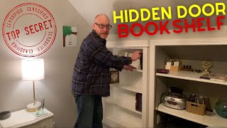 Secret Hidden Door Bookshelf  Outswing [upl. by Kcirtapnhoj]