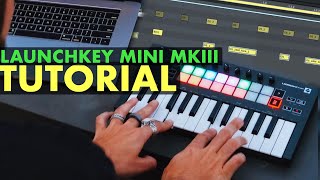 How to Perform with Launchkey Mini MKIII amp Ableton LIVE Beat Making Tutorial [upl. by Arv128]