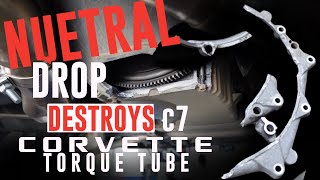 Neutral DROP ends BAD for C7 CorvettePart 1 Torque Tube amp Oil pan Replacement 2015 Corvette [upl. by Manchester]