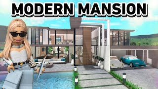 BUILDING A 1M MODERN MANSION IN BLOXBURG [upl. by Adile672]