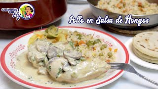 Preparando un Riquísimo POLLO EN SALSA DE HONGOS [upl. by Alfons]