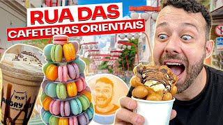 TOUR DELICIOSO pelas CAFETERIAS da LIBERDADE em São Paulo [upl. by Osner]