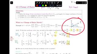 46 Change of Basis  What is the Change of Basis Matrix R [upl. by Selmore]