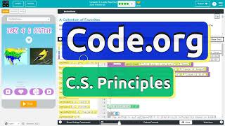 Codeorg Lesson 35A Lists Practice  Tutorial with Answers  Unit 6 CS Principles [upl. by Einnok]