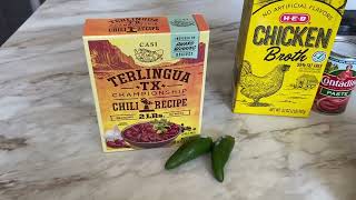 Terlingua Texas Championship Chili Recipe Seasoning Mix  Product Review  Texas Red Chili [upl. by Ahsia]