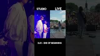 DJO End of beginning studio version vs live performance [upl. by Neufer]