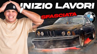 PRIMI PROBLEMI CON LA BMW  iniziamo i lavori sulla 635csi [upl. by Sitra]