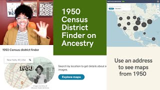 Taking the 1950Census District Finder on Ancestry For a Spin [upl. by Meagan15]