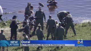 27 Million Movie Being Shot In Doral [upl. by Ailhad]