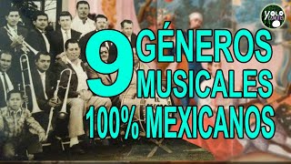 9 géneros musicales 100 mexicanos [upl. by Akeryt]